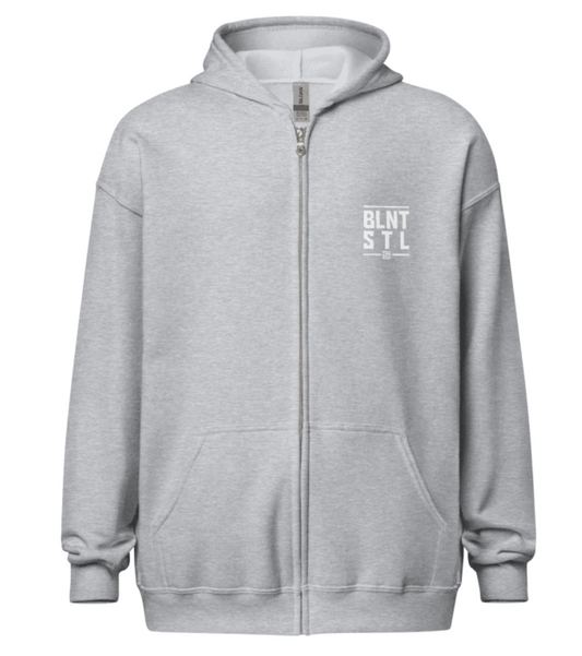 Blunt Steel "Alloy" Grey Zip Hoodie