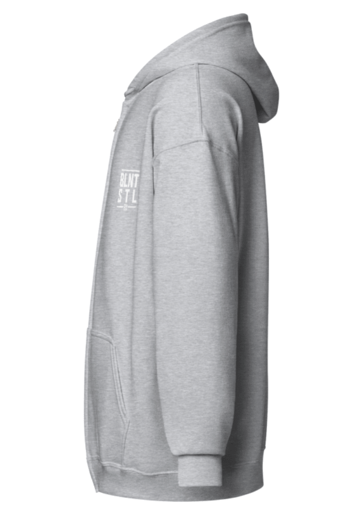 Blunt Steel "Alloy" Grey Zip Hoodie