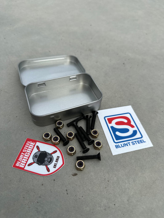 BLUNT STEEL 1” Hardware