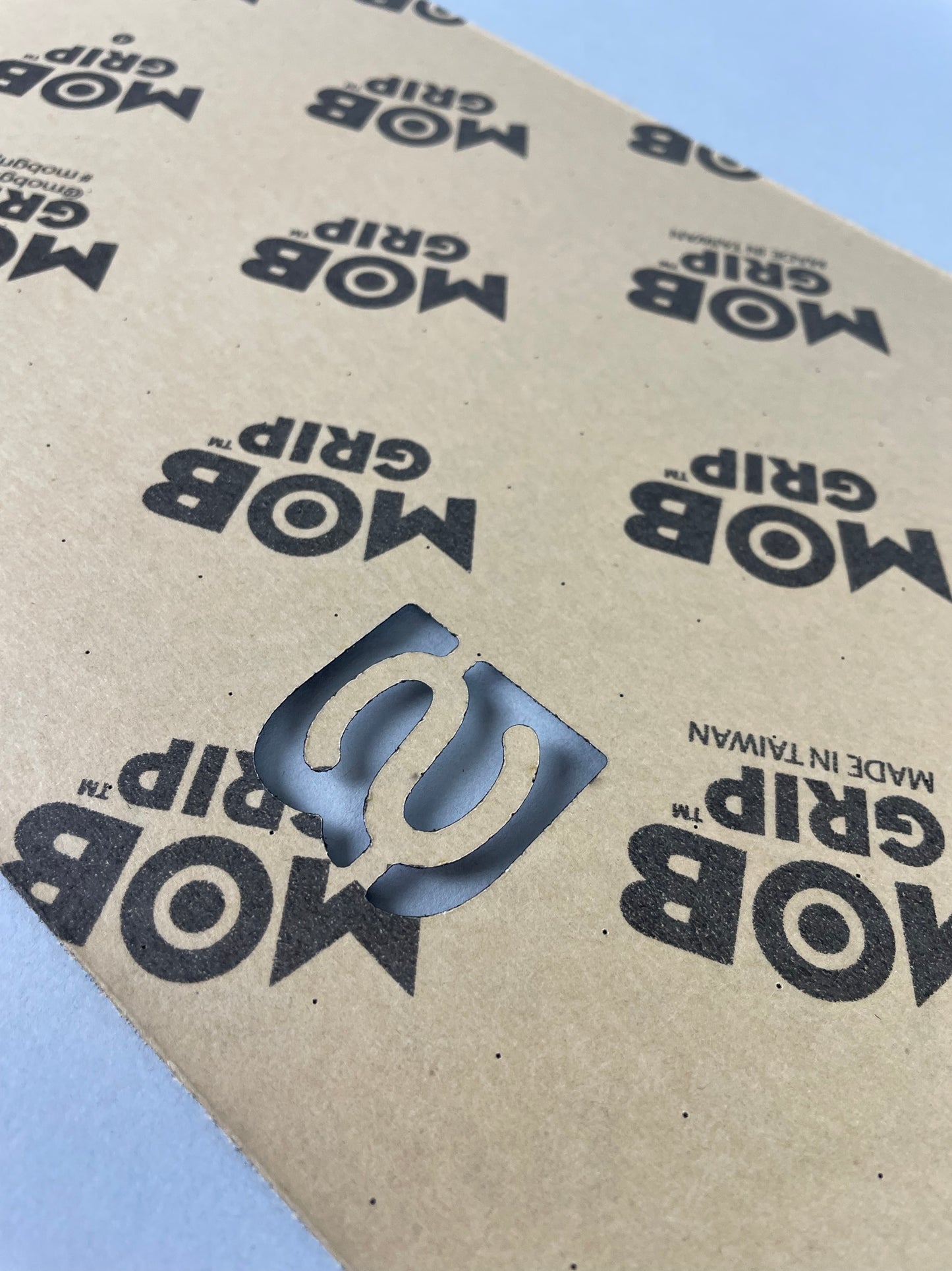 Blunt Steel Laser Cut Logo Mob Griptape