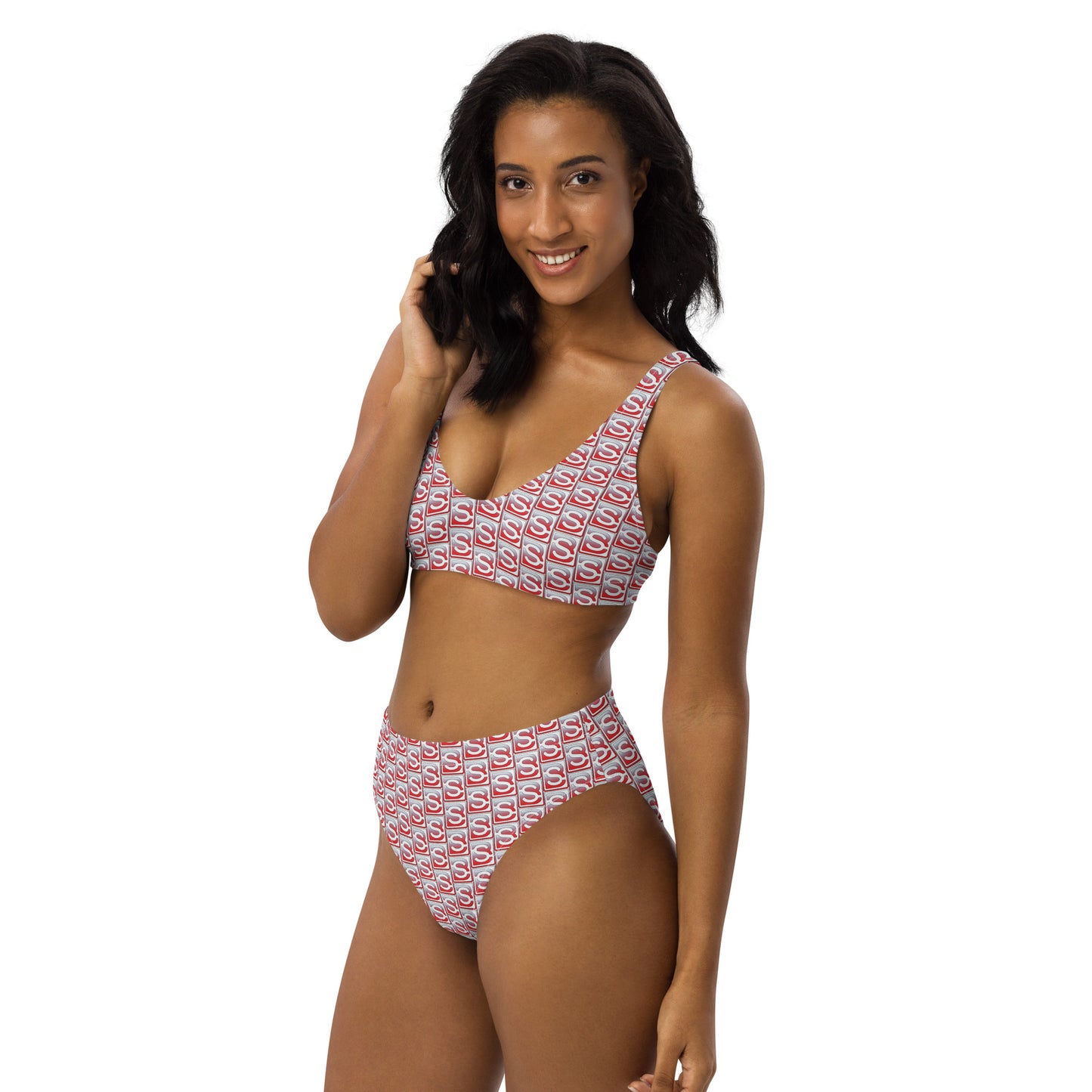 Blunt Steel "10" Recycled high-waisted bikini