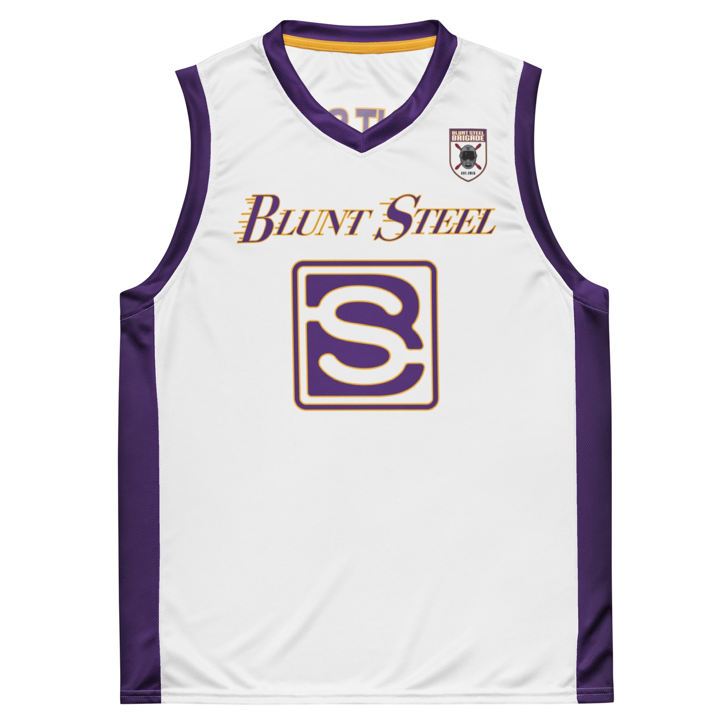 Blunt Steel Lagos Recycled unisex basketball jersey