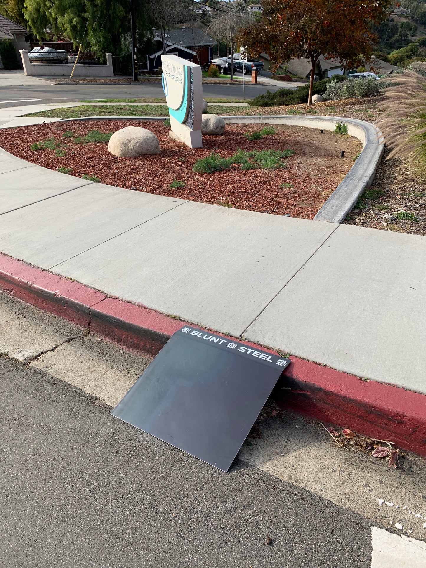 Blunt Steel Curb Ramp