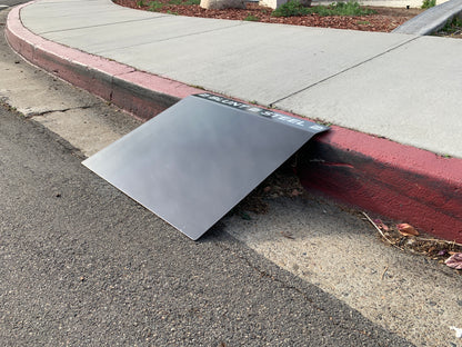 Blunt Steel Curb Ramp