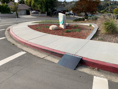 Blunt Steel Curb Ramp