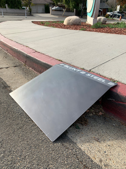 Blunt Steel Curb Ramp