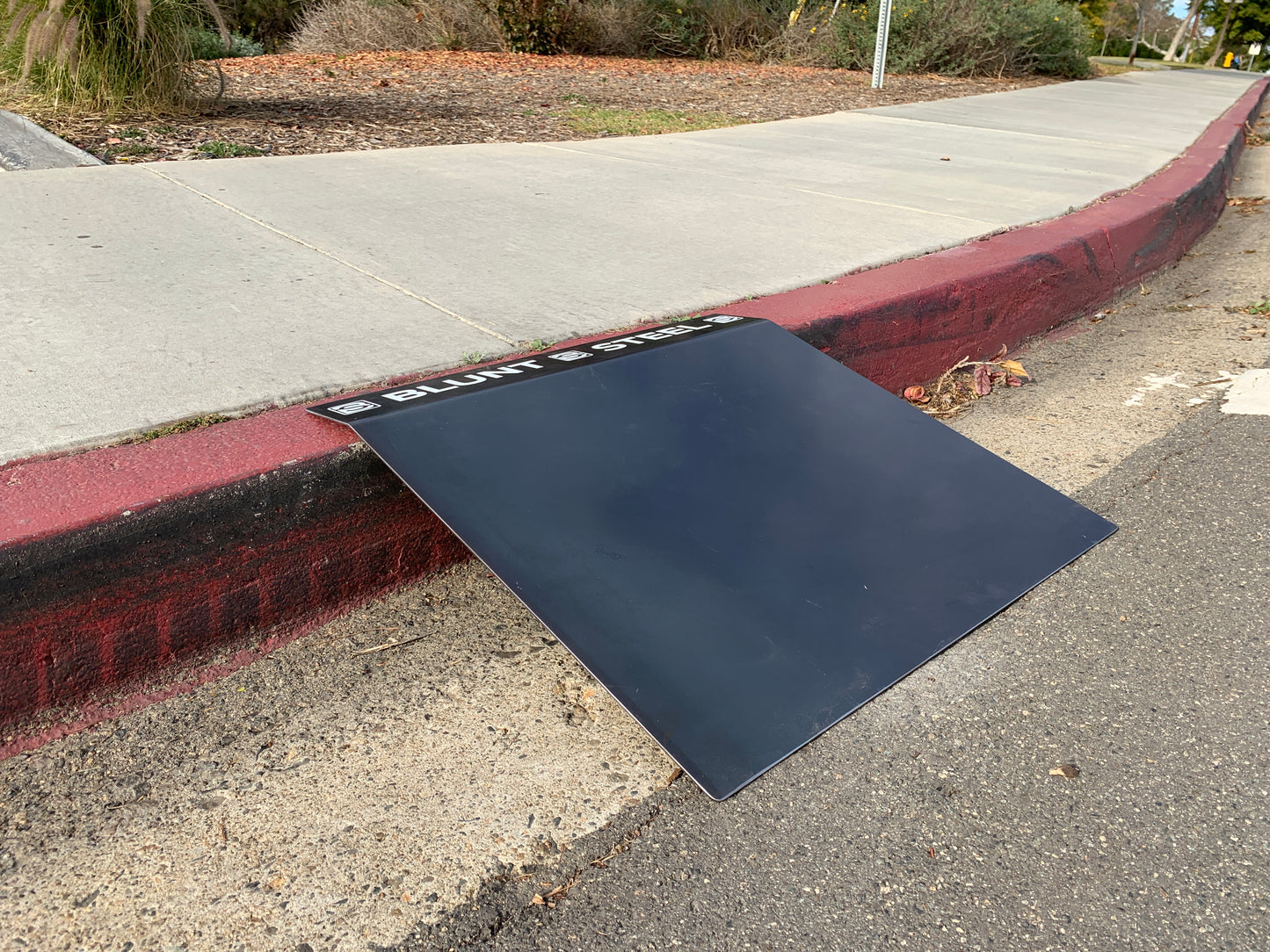 Blunt Steel Curb Ramp